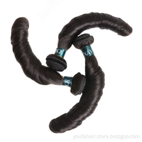 Wholesale Vendor 10A Remy Human Hair Weave Cuticle Aligned Bouncy Curl Virgin Hair Bundle Egg Curly Extensions In Bulk